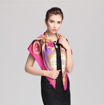 女士印花絲巾 女士印花絲巾