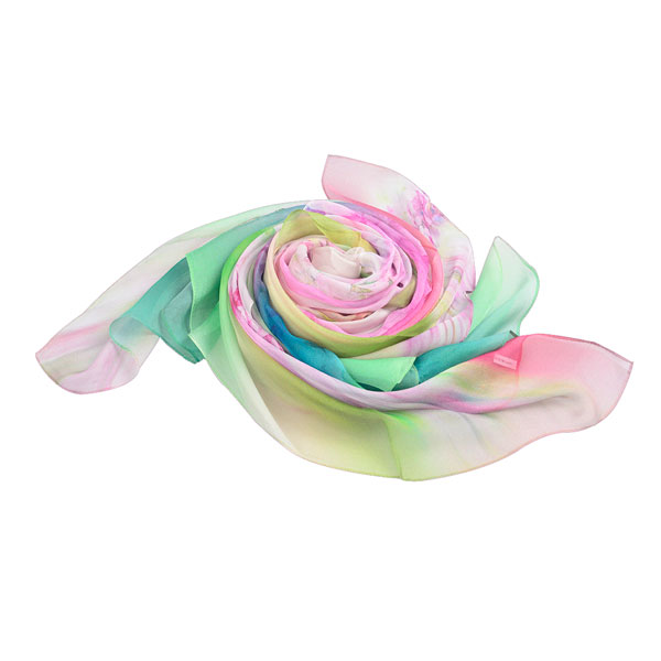 迷花沾草絲巾 迷花沾草絲巾